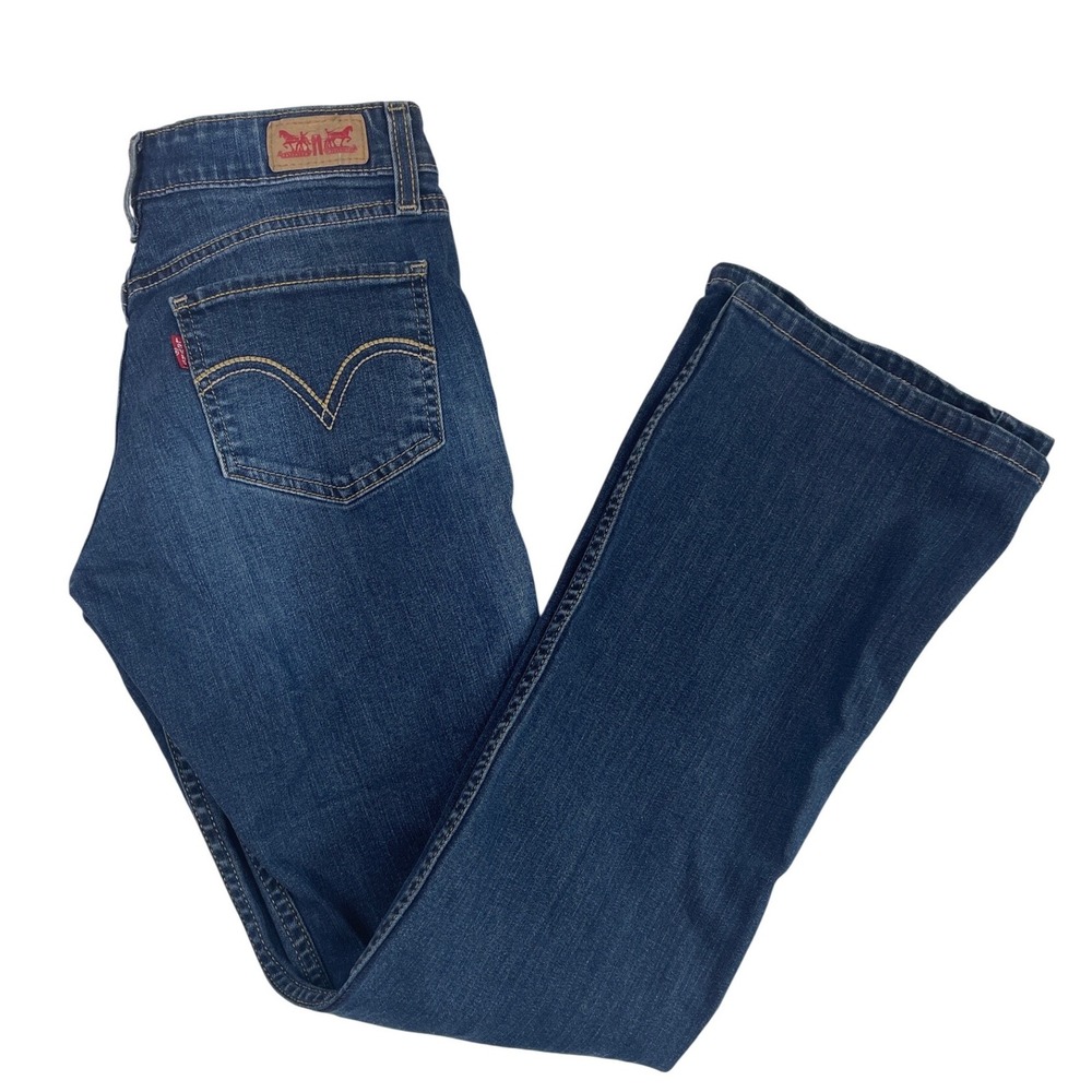 Y2K Levis 518 Bootcut Jeans Dark Wash Denim Low Rise W27 L32